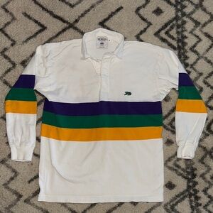 Perlis Mardi Gras Casual Button Down Shirt